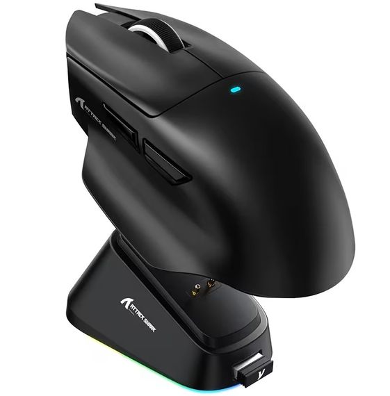 Ігрова миша Attack Shark V6 бездротова Black PAW3311