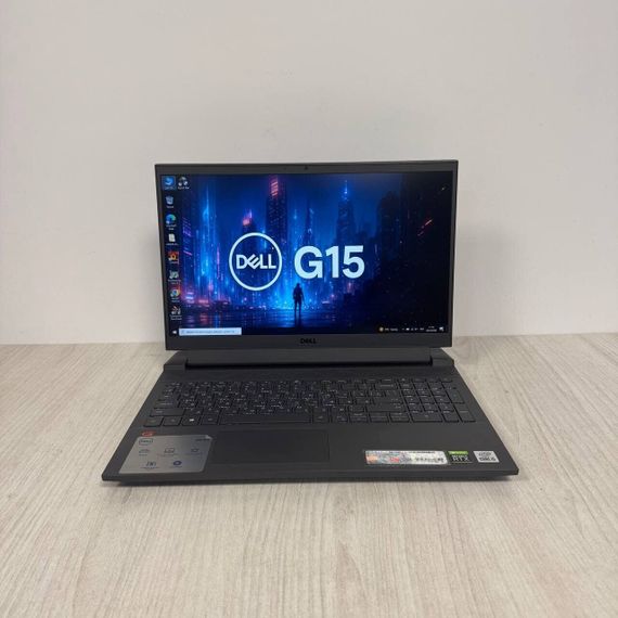 Игровой ноутбук Dell G15 5510 / 15.6" (1920x1080) IPS / Intel Core i5-10200H (4 (8) ядра по 2.4 - 4.1 GHz) / 8 GB DDR4 / 512 GB SSD / nVidia GeForce RTX 3050, 4 GB GDDR6, 128-bit / WebCam б/у | Зображення 1