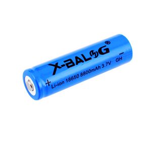 Аккумулятор X-Balog LI-ion 18650, 8800mA, синий