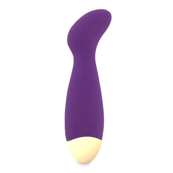 Вібратор для точки G Rianne S: Boa Mini Purple, 10 режимів роботи, медичний силікон, косметичка-чохо | Зображення 1