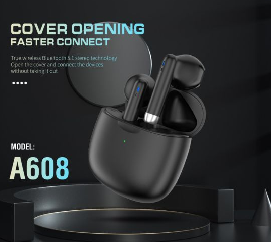 Bluetooth навушники Aspor A608- чорний | Зображення 1