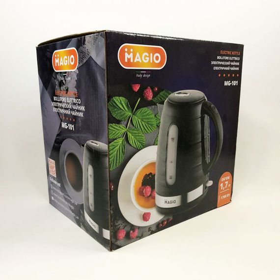 Чайник дисковый MAGIO MG-101, Маленький электрочайник, RJ-844 Электронный чайник | Зображення 2