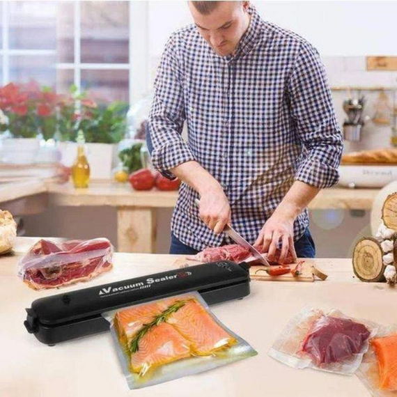 Вакуумний пакувальник для зберігання продуктів, машинка для вакуумування та запаювання пакетів | Зображення 4
