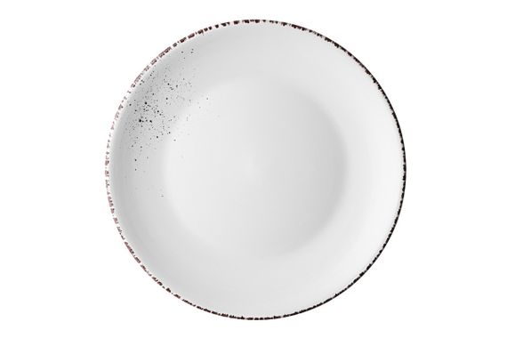 Тарілка обеденнная Ardesto LuССa Winter White AR-2926-WMС 26 см