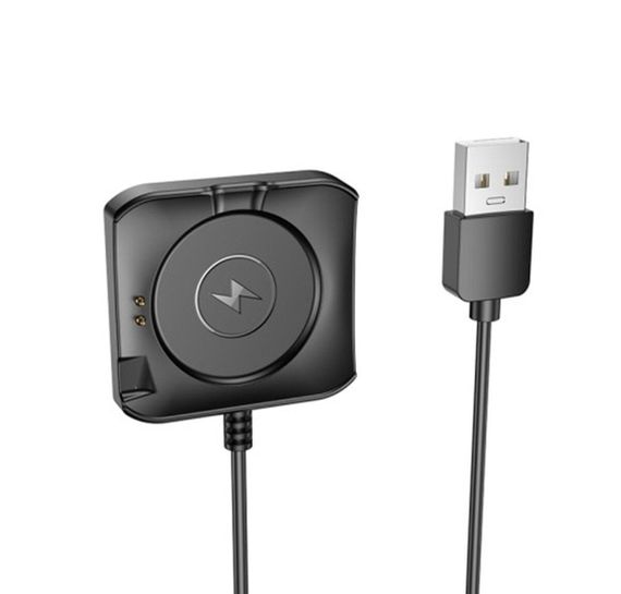 Бездротовий зарядний пристрій для смарт-годинника Y28 Smart sports watch charging cable Black