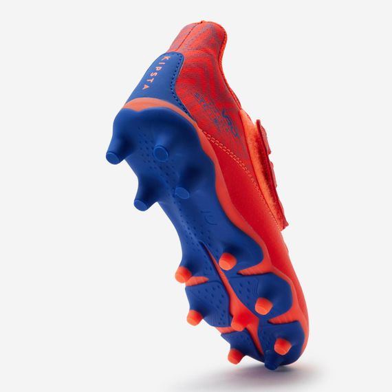 Футбольні бутси дитячі Viralto I Easy FG на липучках оранжеві/сині - EU28 UA28 | Зображення 4