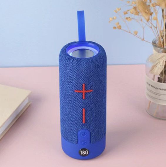 Колонка портативна Bluetooth T&G TG619 blue синя | Зображення 1