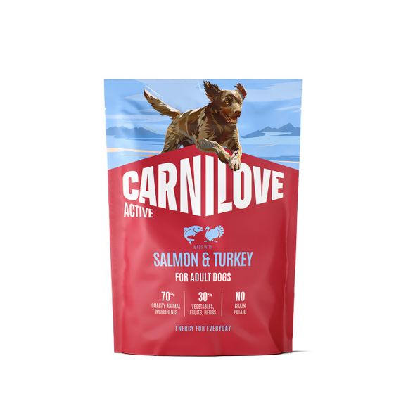 Сухий корм для собак з лососем та індичкою Carnilove Active Salmon & Turkey, 1.5 кг