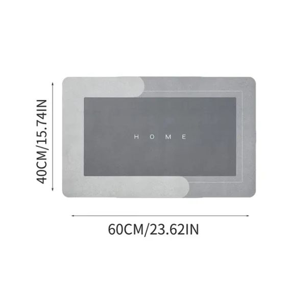 Килимок у ванну вологовбираючий суперпоглинаючий  нековзний Bath Mat Super Absorbent (40х60см) | Зображення 3