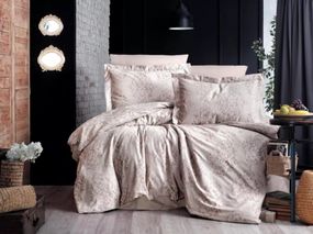 Постільна білизна євро Arya Vogue Органік Жаккард Piaro AR-A107263 200х220 см