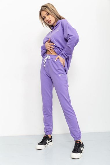 Спорт костюм женский двухнитка  цвет сиреневый 129R1515 | Зображення 5