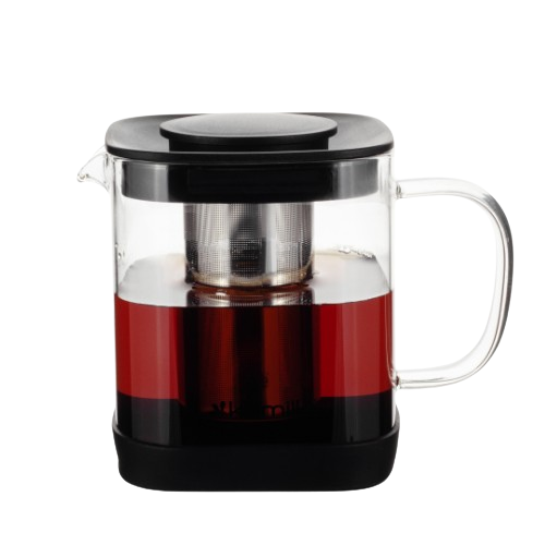 Заварник 600мл зі з'ємним ситечком скло/нержавіюча сталь 0777S KAMILLE | Зображення 3