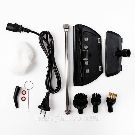 Пароочисник ручний Steam Cleaner 2500 Вт із набором та баком 1.2л HP-SC-002-white | Зображення 6