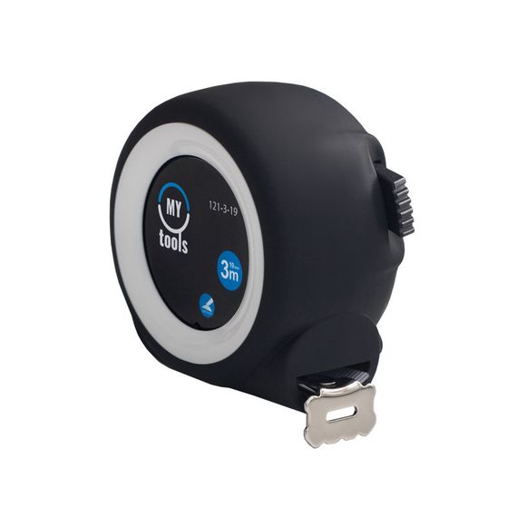 Рулетка измерительная MyTools Black Edition 3м х19мм (121-3-19)