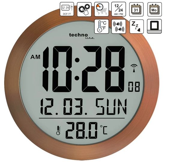 Годинник настінний Technoline WS8038 Cooper (WS8038) | Зображення 1