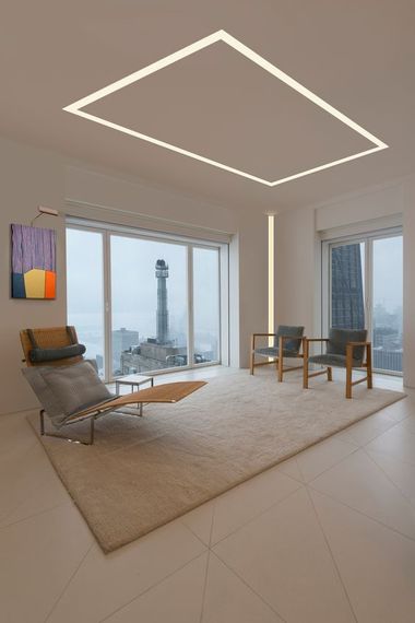 Светильник LED офисный линейный светодиодный FLF-09 SQ 18W NW 1.2m | Зображення 3