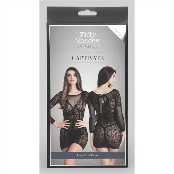 Міні сукня Fifty Shades of Grey Long Sleeve Mini Dress one siz sexstyle | Зображення 1