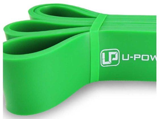 Эспандер-петля (резинка для фитнеса и кроссфита) U-POWEX UP_1050 Pull up band (23-57kg) Green | Зображення 4