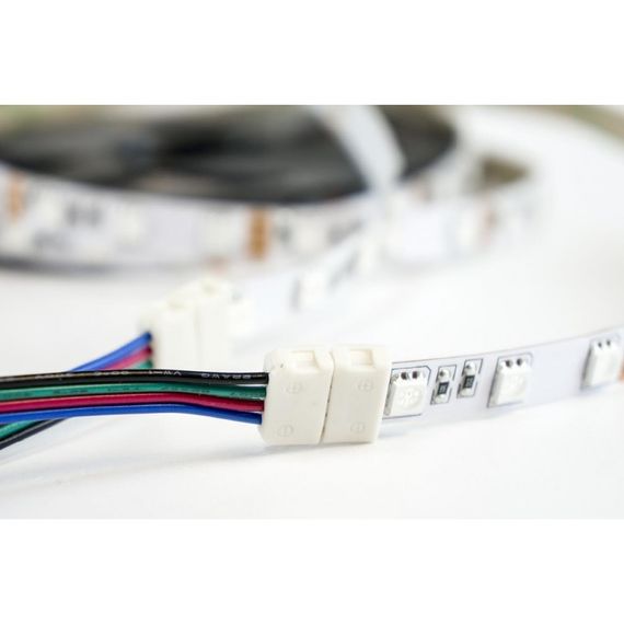 Конектор PROLUM™ для LED стрічки 10 мм, RGB + 2 затискача | Зображення 3