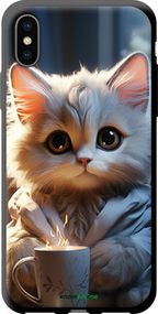 Чохол на iPhone X Білий кіт "5646b-1050-2448"