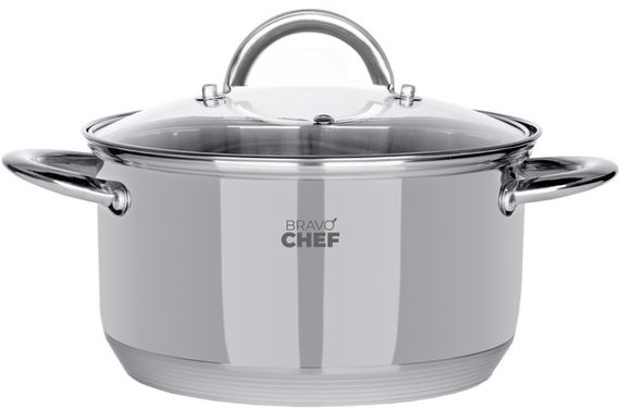 Каструля Bravo Chef 20 см (3.6 л) з кришкою