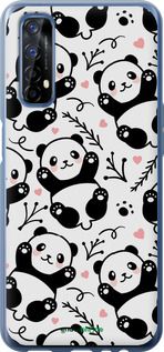 Чохол на Realme 7 Панди "4318t-2081-2448"