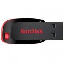 Флешка 16Гб USB 2.0 чорний/червоний Cruzer Blade SanDisk
