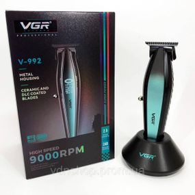 Тример з регульованою довжиною VGR V-992, Машинка для стрижки з потужним акумулятором JT-91