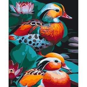 Картина за номерами "Качки мандаринки" 11717-AC 40х50 см