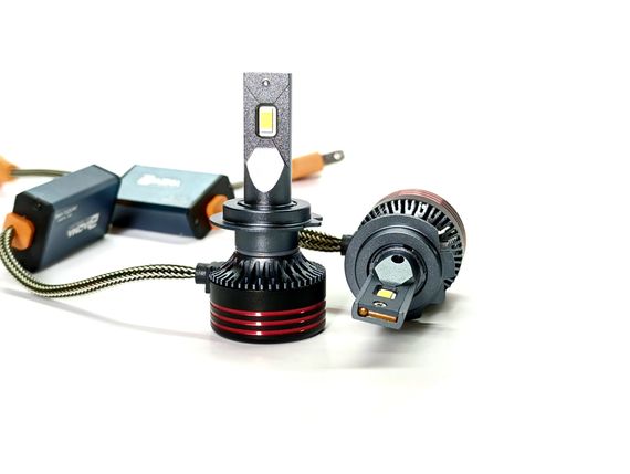 Комплект світлодіодних ламп M8 PRO H7 (PX26d) 55W Canbus 6000K 12000Lm 12/24V | Зображення 2