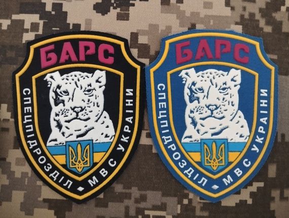 Шеврон Барс / комплект (шеврони 2 шт.)