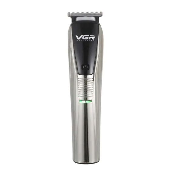 Машинка для стрижки VGR V-029 акумуляторна срібло