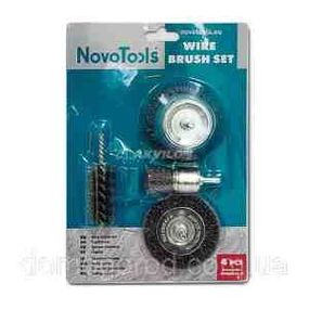 Набір щіток 4шт для дрилі NovoAbrasive