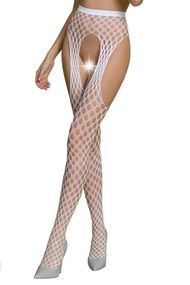 Колготки-бодістокінг Passion ECO S003 One size Білі