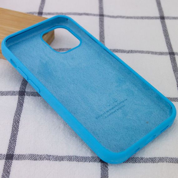 Чохол Silicone Case Full Protective (AA) для Apple iPhone 16 Pro (6.3") Блакитний / Blue | Зображення 2