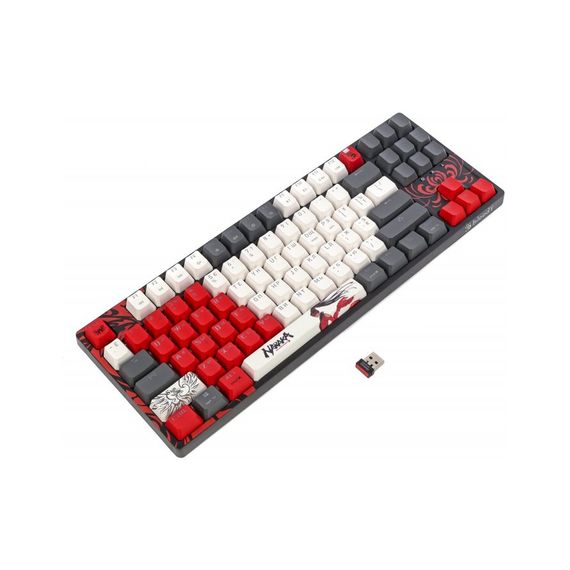 Клавіатура A4Tech Bloody WS87 Naraka Wireless/Bluetooth Black/Red (4711421001113) | Зображення 3