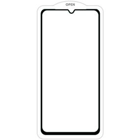 Захисне скло SKLO 5D (тех.пак) для Realme C35 Чорний / Біла підкладка