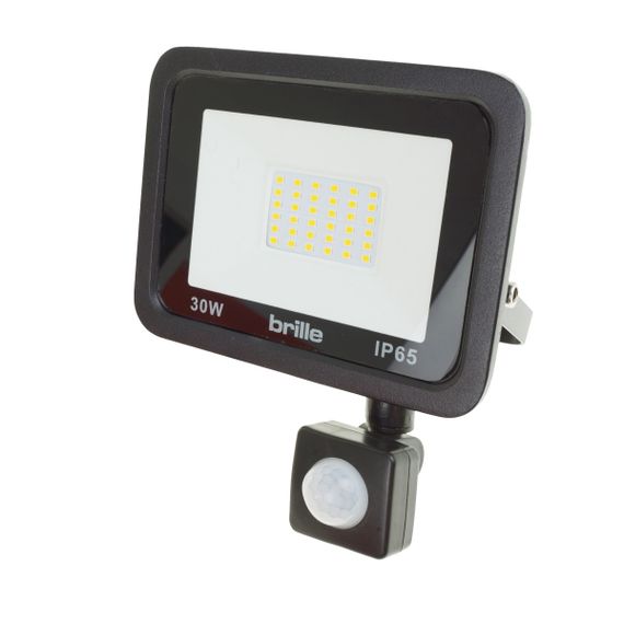 Светодиодный прожектор с датчиком движения HL-19P/30W NW IP65