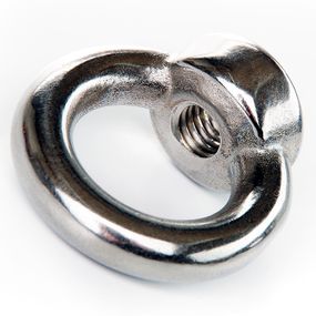 Гайка з кільцем М6х1.0 неіржавка А2 (пачка, кратно 10 шт.) APRO RG-61N1