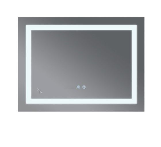 Дзеркало Mixxus WARM MR12-80x60-REVERSE з LED Touch, Anti-fog, димером, регулюванням яскравості (MI6672) | Зображення 4