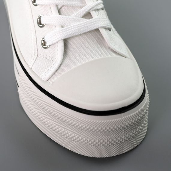 Кеди жіночі 591718 Білі 36 37 38 39 40 | Зображення 3