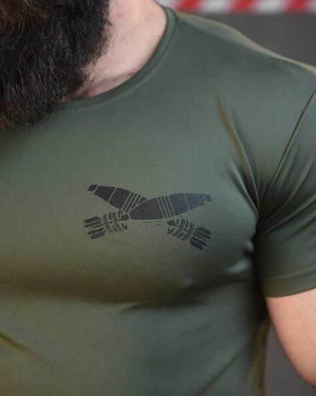 Тактична потоотводна футболка SABUR міна олива ВТ6561 | Зображення 4