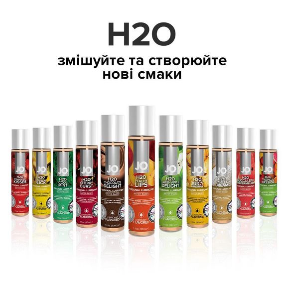 Змазка на водній основі System JO H2O — Peachy Lips (120 мл) без цукру, рослинний гліцерин | Зображення 4