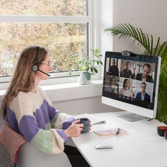 Гарнітура Sandberg Wireless Office Headset Pro+, Bluetooth, Black | Зображення 2