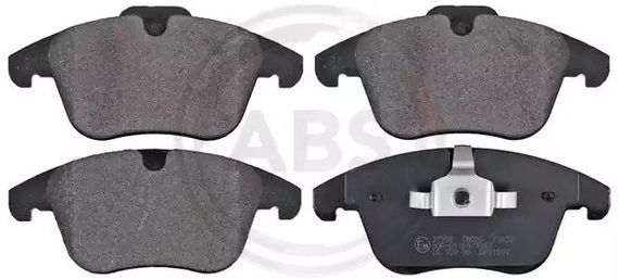 Колодки передні гальмівні V60/S60/XC70/V70/S80/Discovery/Evoque/Freelander/Galaxy/S-Max 06-, A.B.S. (( | Зображення 2