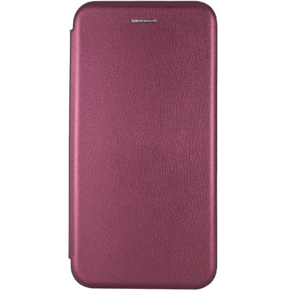 Шкіряний чохол-книжка Classy для Xiaomi 12 Lite Бордовий