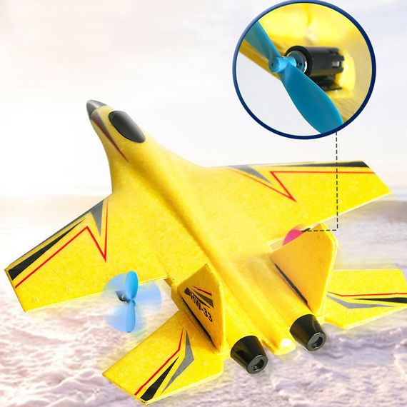 Самолет на радиоуправлении SCHE HW33 New Foam Yellow | Зображення 3