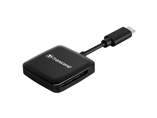 Кардридер Transcend USB 3.2 Gen 1 Type-C SD/microSD Black (TS-RDC3) | Зображення 2