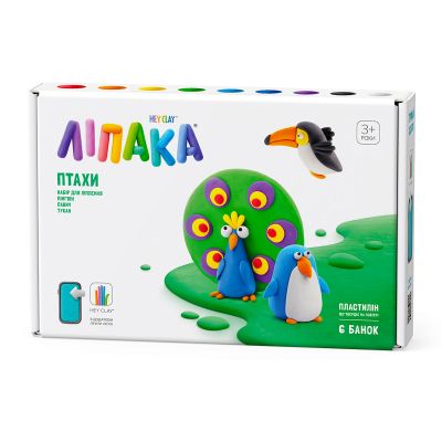 Набор для творчества Lipaka Птахи Пінгвін, павич, тукан (60026-UA01)