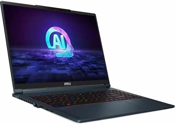 Игровой ноутбук MSI Stealth 16 AI Studio A1VFG-073С / 18" (2560x1600) IPS / Intel Core Ultra 9 185H (16 (22) ядер по 1.8 - 5.1 GHz) / 32 GB DDR5 / 1000 GB SSD M.2 / nVidia GeForce RTX 4060, 8 GB GDDR6, 128-bit / WebCam / Win 11 б/у | Зображення 2